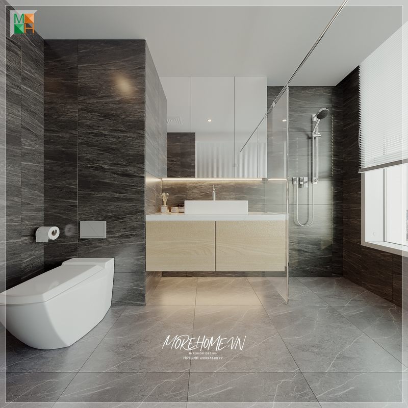 Tủ lavabo được dùng làm nơi lưu trữ các vật dụng cần thiết trong phòng tắm như sữa tắm, sữa rửa mặt, khăn tắm.